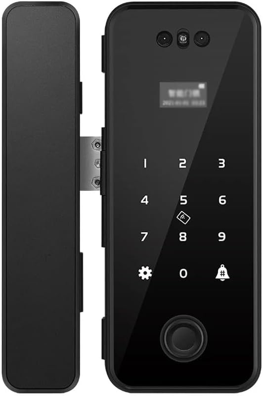 Code Lock with Password and Intelligent Fingerprint Recognition for Frameless Push Sliding Door