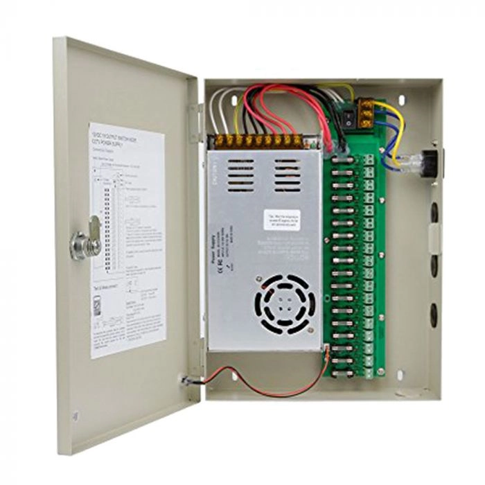 FUENTE CENTRALIZADA SAT PS 12VDC 40A 18CH