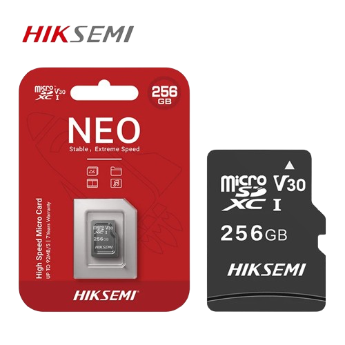 TARJETA DE MEMORIA MICRO SD HIKSEMI NEO 256GB V30