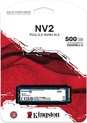 KINGSTON NV2 - DISCO DURO SSD NVME PCIE 4.0 500GB M.2 2280